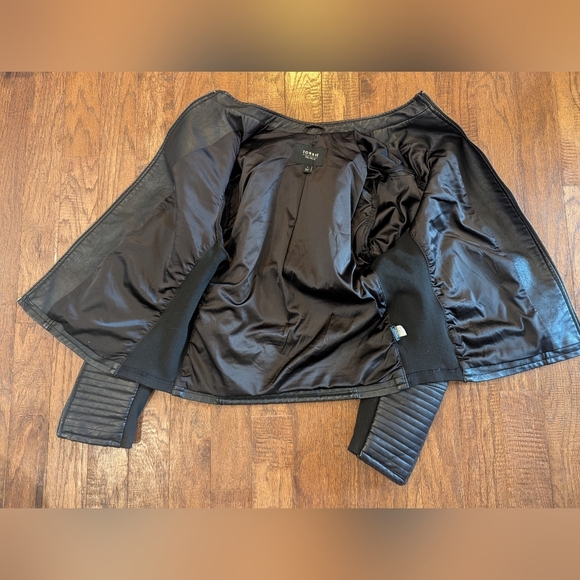 Torrid Vegan Leather Collarless Moto Jacket Plus Size 1x - Picture 15 of 16